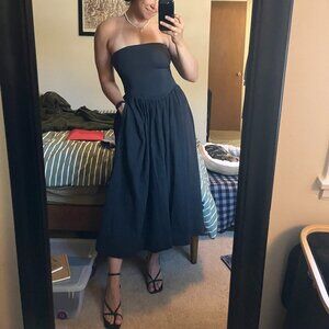 FP Drop-Waist Tube Midi Dress